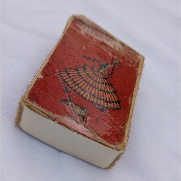 Vintage Mini Playing Cards Dancing Lady Parasol with Poodle - 1930s - Picture 5 of 9